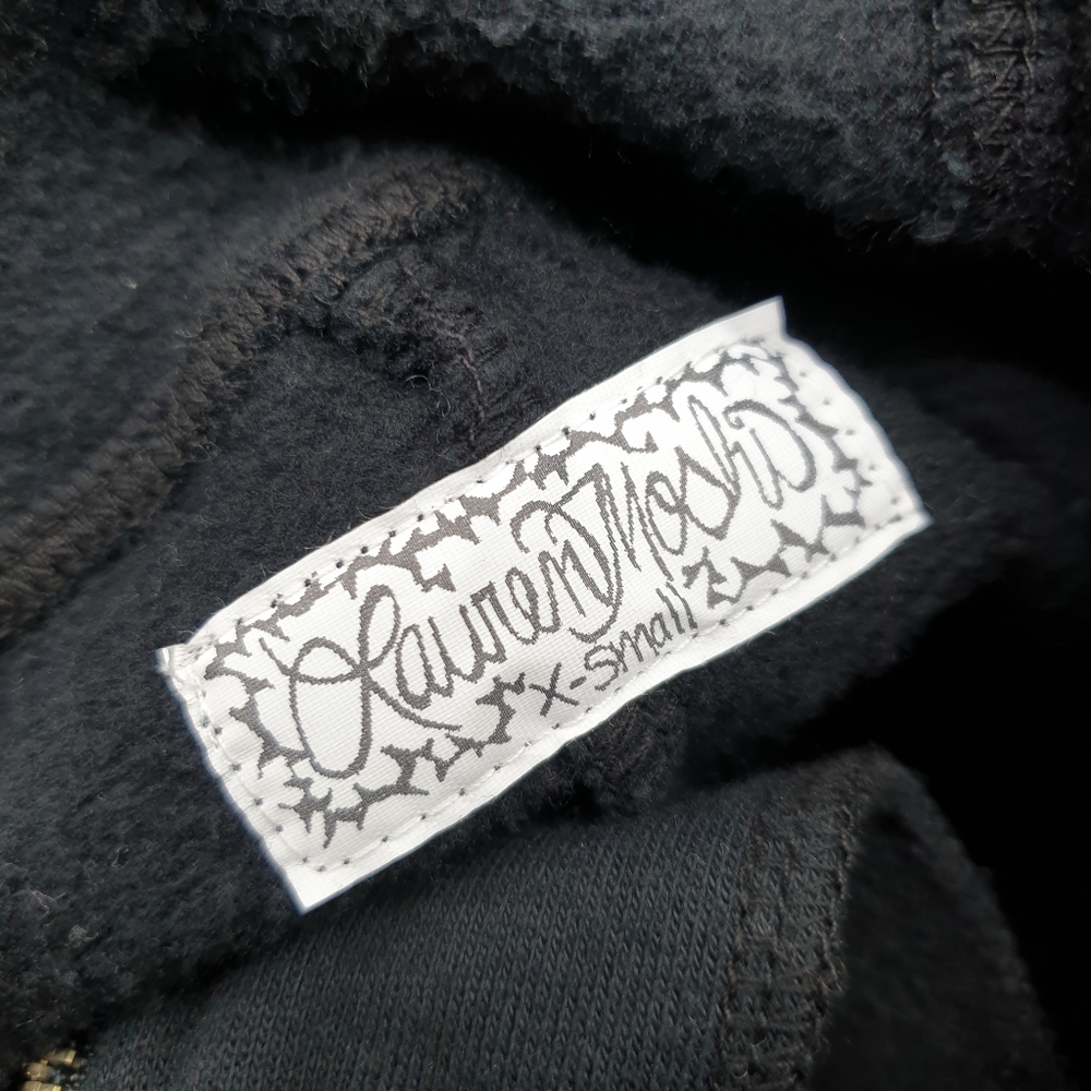 Lauren Moshi Lady Gaga black hoodie XS - Picture 3 of 4